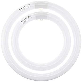 【未当て嵌める】【中古】 パナソニック 螢光灯丸形 30形+32形 2本入 冷やりとした色 パルック FCL3032ECWXF22K 家電-その他