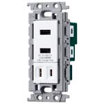 【中古-非常に良い】 パナソニック コスモシリーズワイド21配線器具 埋込充電用USBコンセント 2個モジュール 2ポート シングルコンセント付 USB入力30VA 100V AC USB