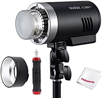 【未使用】【中古】 Godox AD300Pro フラッシュストロボ 2.4GTTL スタジオ向け 300W 1 8000HSS 2色モデリング5600&plusmn;100K 0.01-1.8Sリサイクル時間｜ムジカ＆フェリーチェ店