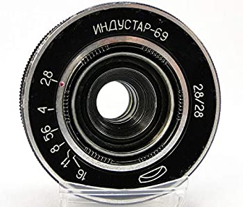 【中古-非常に良い】 INDUSTAR-69 28mm f 2.8 Soviet Wide Angle Pancake Lens M39 MMZ-LOMO 33