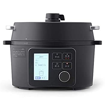【未使用】【中古】 アイリスオーヤマ 電気圧力鍋 2.2L 自動メニュー69種類 2WAY グリル鍋 ガラス蓋付き レシピブック付き ブラック 2020年モデル PMPC-MA2-B｜ムジカ＆フェリーチェ店