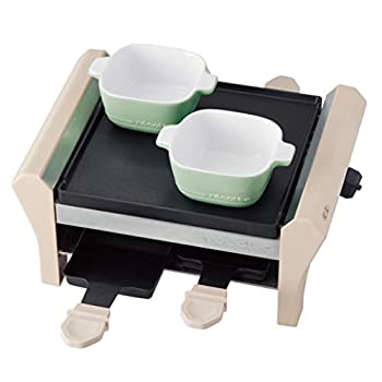 【中古】 レコルト ラクレットアンドフォンデュメーカー グランメルト RRF-2 (W) クリームホワイト recolte Raclette & Fondue Maker Grand Melt