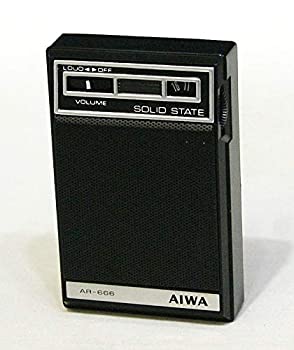 【中古-人並み外れたに好いたらしい】 AIWA アイワ AR-666 Black 6石AMポケッタブルラジオ ビンテージ ヴィンテージ レトロ アンティーク