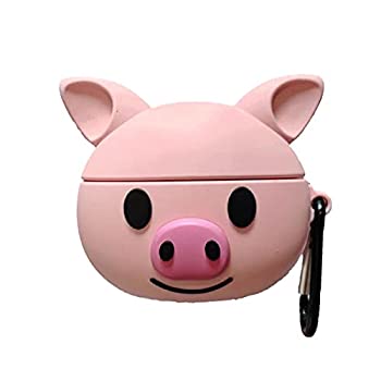 【未使用】【中古】 【Funy Style】airpods Pro ケース かわいい シリコン カバー エアーポッズプロケース かわいい 豚さん アップルイヤホン 保護ケース AirPods Pr