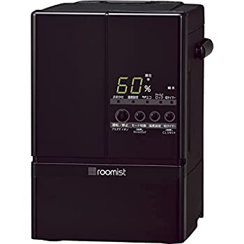 【未当て嵌める】【中古】 三菱重工 roomist 水蒸気気違い消えうせる式加湿器 黒いこと 10畳用 SHE60VD-K