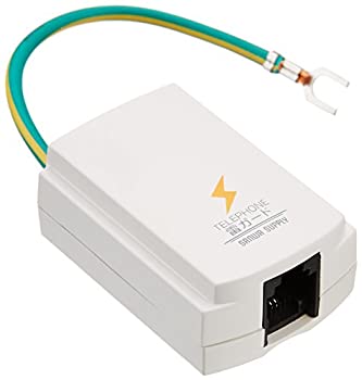 【未使用】【中古】 サンワサプライ テレフォン雷ガード 接続ケーブル付 TEL-DSLSP