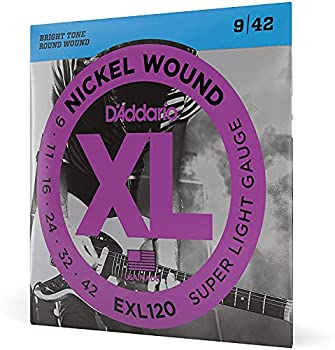 【未使用】【中古】 D'Addario ダダリオ エレキギター弦 ニッケル SuperLight .009-.042 EXL120