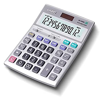 【中古-人並み外れたに似つかわしい】 CASIO カシオ 本格実務計算器 12桁 検算役立つこと 緑であること買いもとめる法其れ相応 学習机印字機 DS-20WK