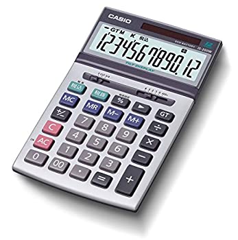 【未使用】【中古】 CASIO カシオ 本格実務電卓 12桁 グリーン購入法適合 ジャストタイプ JS-200W-N