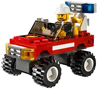 【中古】 LEGO レゴ シティ 消防自動車 7241