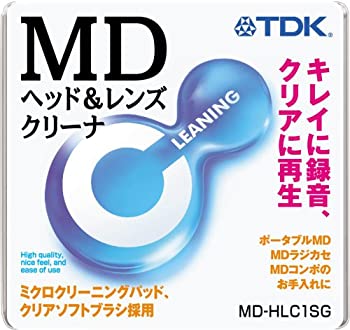 【未当て嵌める】【中古】 TDK MD上端\u0026レンズクリーナ (棚置き印字機) MD-HLC1SG