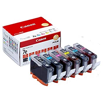 【未当て嵌める】【中古】 Canon 加農砲 インキ貯蔵タンク BCI-7e 6色マルチ容器に並べる