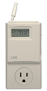 【未当て嵌める】【中古】 Lux WIN100 Automatic Heating \u0026 Cooling 5-2 Day Programmable Outlet Thermostat Compatible with Portable A/C Fans and Spac