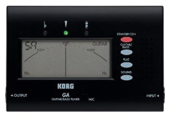 【中古-非常に良い】 KORG コルグ チューナー ギター ベース用 GA-40
