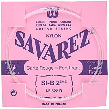 【未使用】【中古】 SAVAREZ サバレス クラシックギター弦 ピンクラベル ノーマルテンション2弦 522R (2st)