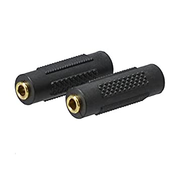 【未使用】【中古】 アクロス 中継コネクタ ステレオミニプラグ変換/メスメス型/ステレオミニジャック3.5mm-ステレオミニジャック3.5mm (2個入) AVC119