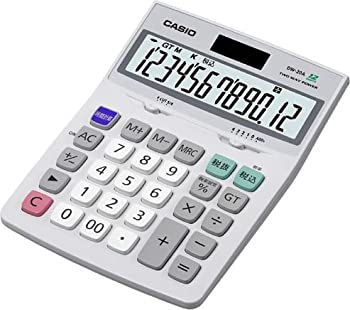 【未使用】【中古】 CASIO カシオ スタンダード電卓 時間・税計算 デスクタイプ 12桁 DW-20A-N|ムジカ&フェリーチェ店