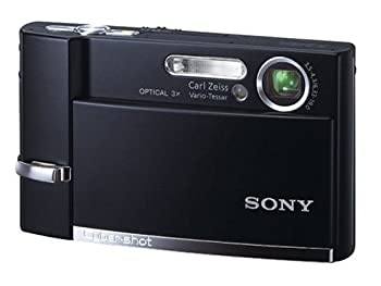 【中古-非常に良い】 ソニー SONY デジタルスチルカメラ Cyber-shot T50 720万画素 ブラック DSC-T50 B