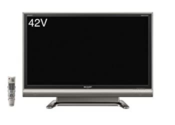 【中古-人並み外れたに似つかわしい】 SHARP 読みやすい 42V型 液晶 テレビ受像機 AQUOS LC-42GX3W 盛りだくさん高品位テレビ 2007年模範例