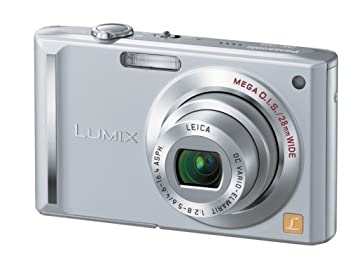 【中古-人並み外れたに似つかわしい】 パナソニック デジタル写真機 LUMIX (ルミックス) プレシャスシルバー DMC-FX55-S