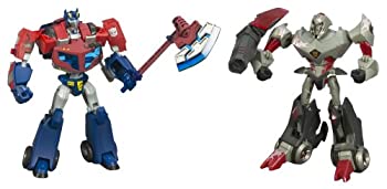 【未当て嵌める】【中古】 Transformers Animated The Battle Begins - Optimus Prime vs. Megatron