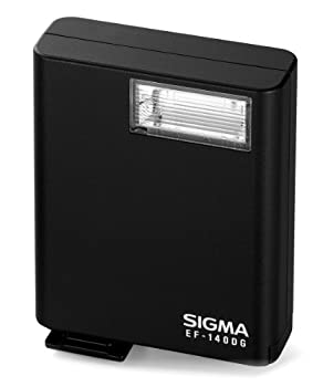 【中古-非常に良い】 SIGMA フラッシュ ELECTORONIC FLASH EF-140 DG シグマ用 ガイドナンバー14 EF-140 DG