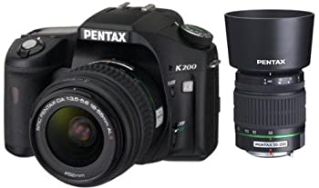 【中古-非常に良い】 PENTAX デジタル一眼レフカメラ K200D ダブルズームキット