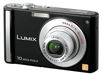 【中古】 パナソニック デジタル写真機 LUMIX (ルミックス) 黒いこと DMC-FS20-K コンパクトデジタルカメラ-TV・オーディオ・カメラ-デジタルカメラ