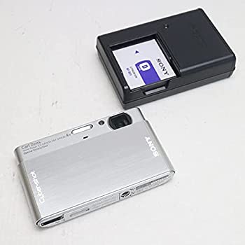 【中古-非常に良い】 ソニー SONY デジタルカメラ Cybershot T77 (1010万画素 光学x4 3.0型タッチパネル液晶) シルバー DSC-T77 S|ムジカ&フェリーチェ店