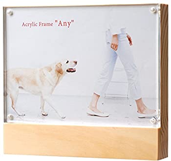 【未当て嵌める】【中古】 VANJOH 映し絵屋台骨 Acrylic Frame Any 2L判 横置専用 自然的 AE-2LNL デジタルフォトフレーム-TV・オーディオ・カメラ