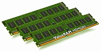 【未使用】【中古】 Kingston キングストン 3GB 1333MHz DDR3 Non-ECC CL9 DIMM (Kit of 3) KVR1333D3N9K3/3G