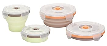 【中古】【輸入品・未使用】Babymoov Silicone Containers Set - Grey/Green - 4 ct by Babymoov|ムジカ&フェリーチェ店