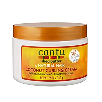 【中古】【インポート品・未当て嵌める】Cantu Shea Butter for Natural Hair Coconut Curling Cream 340g
