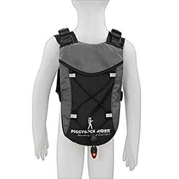 【中古】【インポート品・未当て嵌める】Piggyback Rider 赤ちゃん用 安全性のあるハーネスバックパック 山歩き 運動場 旅する でき事 遊園地 御祭り 音楽会 時刻表品店など用 (黒いこと