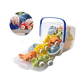 【中古】【インポート品・未当て嵌める】バイキングトイズ(Viking Toys) エコ伝達ルート チュビーズバケツセット 15個入 黄緑