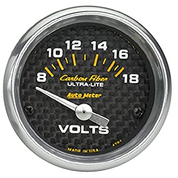 【中古】【インポート品・未当て嵌める】Auto Meter 4791 C/F 2-1/16インチ Voltmeter 8-18 Volts