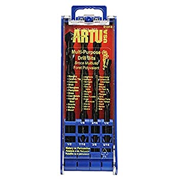 【中古】【インポート品・未当て嵌める】ARTU USA 01510 7-Piece Multi Purpose Drill Bit Set by Artu USA