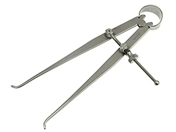 【中古】【インポート品・未当て嵌める】Starrett 73A-4 Solid Nut Inside Spring Caliper%ｶﾝﾏ% Steel%ｶﾝﾏ% Flat Leg%ｶﾝﾏ% 0-4 Range by Starrett