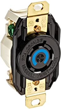 【中古】【輸入品・未使用】Hubbell Wiring Systems HBL2420 Nylon Face Twist-Lock Receptacle%ｶﾝﾏ% 20 Ampere%ｶﾝﾏ% 3 Phase 250V%ｶﾝﾏ% 3-Pole%ｶﾝﾏ% 4-Wire Grounding%ｶﾝﾏ%