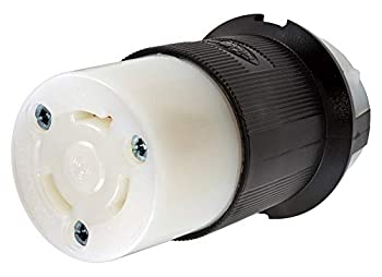 【中古】【インポート品・未当て嵌める】Hubbell HBL2643 Locking Connector%ｶﾝﾏ% 30 amp%ｶﾝﾏ% 480V%ｶﾝﾏ% L8-30R%ｶﾝﾏ% Black and White by Hubbell
