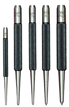 【中古】【インポート品・未当て嵌める】Starrett S816パソコン 5-Piece Punch Set%ｶﾝﾏ% 3 Prick Punches with 5/64-5/32 Diameters and 2 Center Punches with 1/16 and 3/32 Diameters%ｶﾝﾏ%