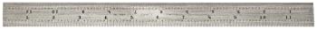 【中古】【輸入品・未使用】Starrett 604R-12 Spring Tempered Steel Rule With Inch Graduations%ｶﾝﾏ% 4R Graduation%ｶﾝﾏ% 12 Length%ｶﾝﾏ% 1 Width%ｶﾝﾏ% 3/64 Thickness by