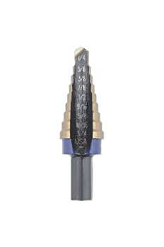 【中古】【インポート品・未当て嵌める】Irwin Industrial Tools 10233CB Unibit 1/16-Inch 9-Steps Cobalt Step Drill Bit by Irwin Tools