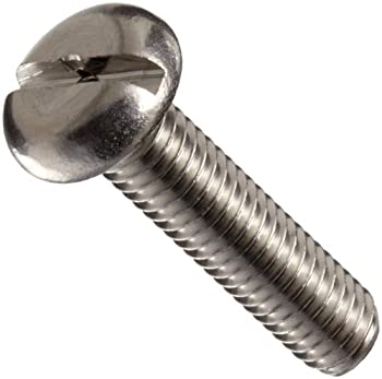 【中古】【輸入品・未使用】18-8 Stainless Steel Machine Screw%ｶﾝﾏ% Plain Finish%ｶﾝﾏ% Vented%ｶﾝﾏ% Pan Head%ｶﾝﾏ% Slotted Drive%ｶﾝﾏ% 8mm Length%ｶﾝﾏ% M6-1 Metric Coar