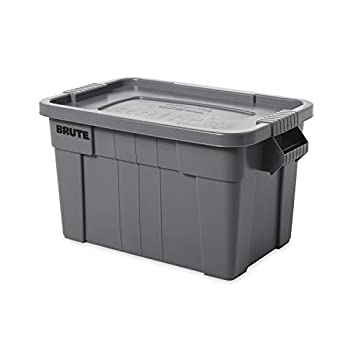 【中古】【輸入品・未使用】ラバーメイド(Rubbermaid) BRUTE トート ボックス(L) グレー FG9S3100GRAY