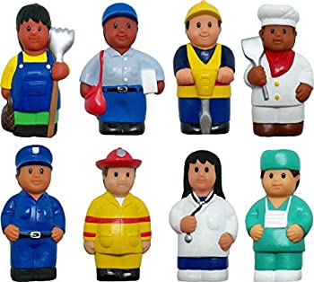 【中古】【インポート品・未当て嵌める】Get Ready Kids 620?5?%ﾀﾞﾌﾞﾙｸｫｰﾃ%多培養Career Figures %ｶﾝﾏ% Set of 8?( 8個容器に並べる)