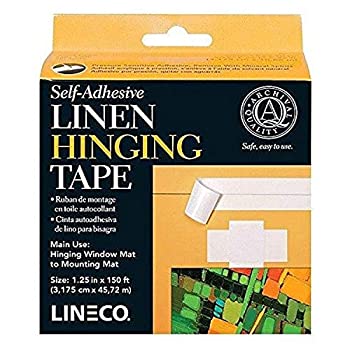 【中古】【インポート品・未当て嵌める】Lineco Linen Self Adhesive Hinging Tape 1.25Inx150Ft by Lineco