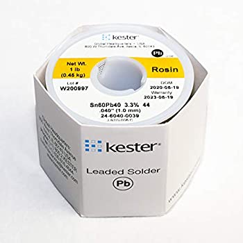 【中古】【輸入品・未使用】Kester 44 Lead Solder Wire - +682 F Melting Point - 0.04 in Wire Diameter - Sn/Pb Compound - 40 % Lead - 24-6040-0039 [PRICE is per POU|ムジカ&フェリーチェ店