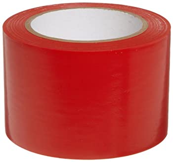 【中古】【輸入品・未使用】Brady 108' Length%ｶﾝﾏ% 3 Width%ｶﾝﾏ% B-725 Vinyl Tape%ｶﾝﾏ% Red Color Aisle Marking Tape by Brady