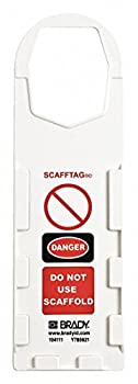 【中古】【輸入品・未使用】Brady SCAF-STH132 Plastic%ｶﾝﾏ% 11-3/4 Height%ｶﾝﾏ% 3-1/2 Width%ｶﾝﾏ% White Color Scafftag Holders%ｶﾝﾏ% Front Legend Danger%ｶﾝﾏ% Do Not Us｜ムジカ＆フェリーチェ店